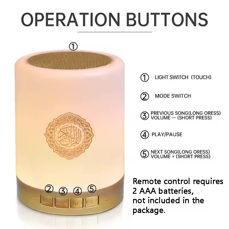 미니 꾸란 램프