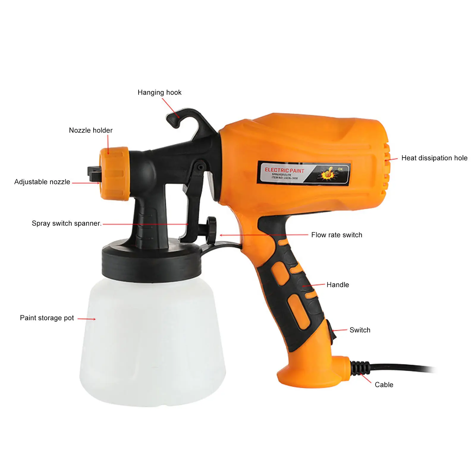

Paint Sprayers for Home Interior Paint Sprayer 700w Hvlp Spray Gun Electric Paint Sprayer