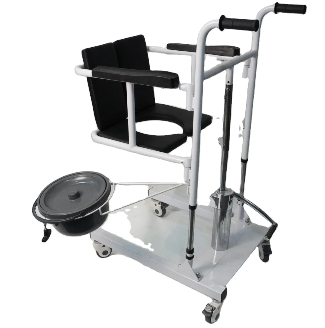 Multifunctional Mover Patient Transfer Lift Bedside Commode Chair Mobility Aids Equipment For Disabled Rehabilitation Equipment