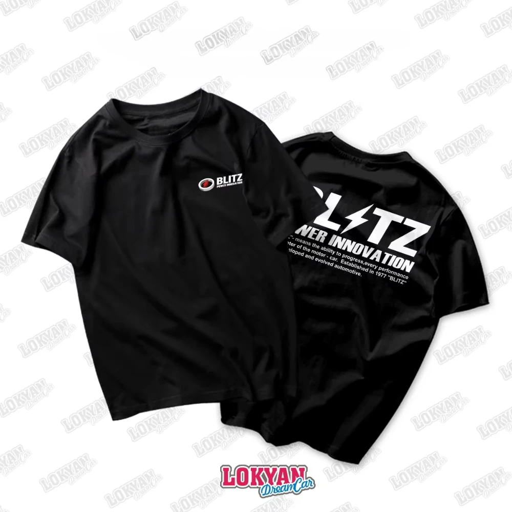 2026 Short-sleeved JDM T-shirt Modified Car Classic Brand Printed Short-sleeved Motorcycle Graphic Breathable Casual Men's Tee