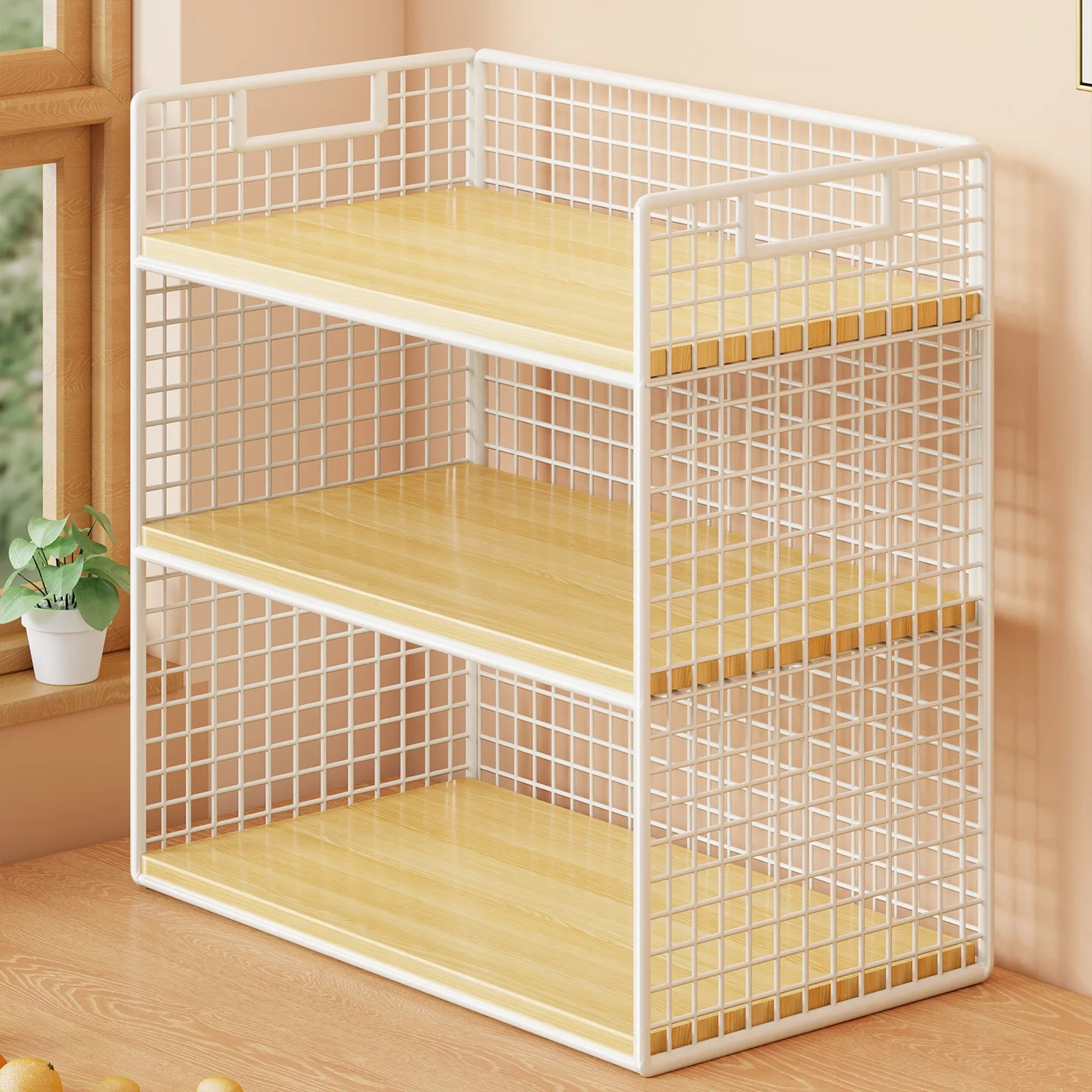 

Desktop Cup Holder Kitchen Living Room Tea Cup Storage Box Wood Material Multi-Functional Organizer for Water Cups And Tea Cups