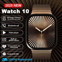 2024 New GPS Smart Watch Series 10 For Apple Watch 9 Memory Music Video Bluetooth Call Waterproof NFC Smartwatch For Android IOS