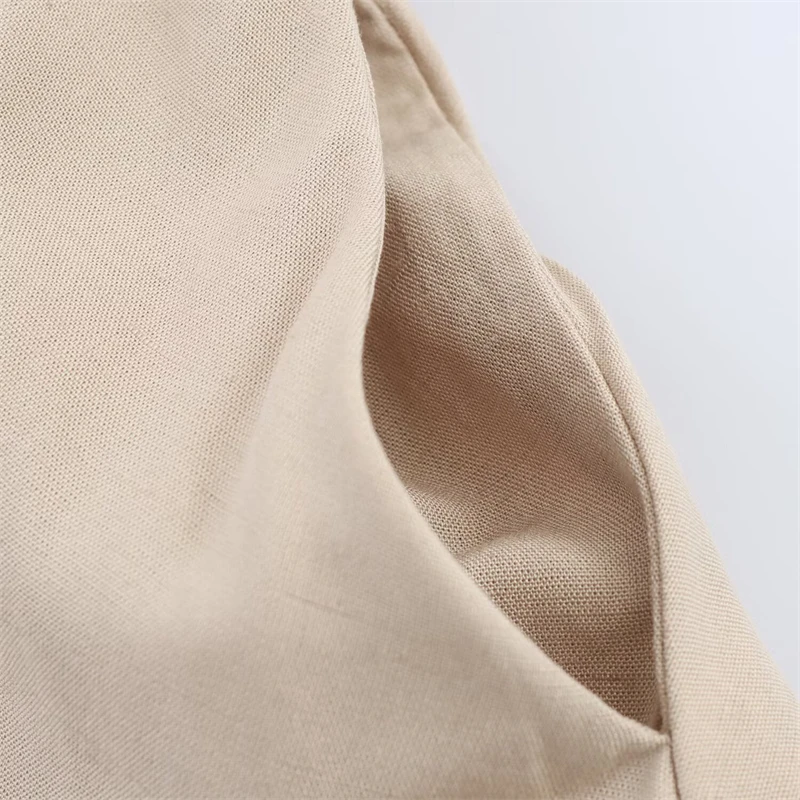 KEYANKETIAN Estate Nuove Donne Con Cintura Decorazione Mini Abito Office Lady Gira Imbottiture Colletto Monopetto Abiti Senza Maniche