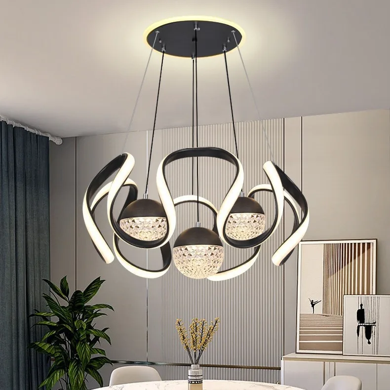 Luxury modern pendant light living room dining room  indoor bedroom high-end LED bedroom light staircase hallway balcony