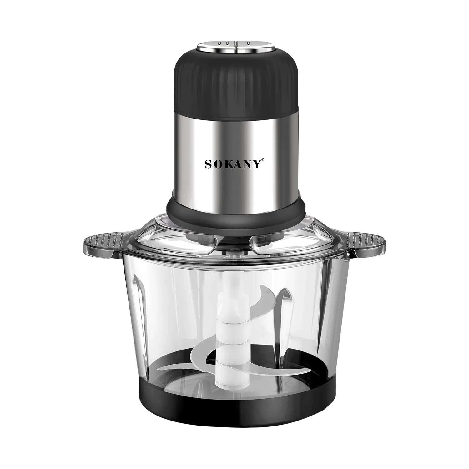 800W Electric Food Processor, 2L Meat Grinder Food Chopper & Vegetable Chopper, for Vegetables, Fruits, Meat, Nuts, Beans