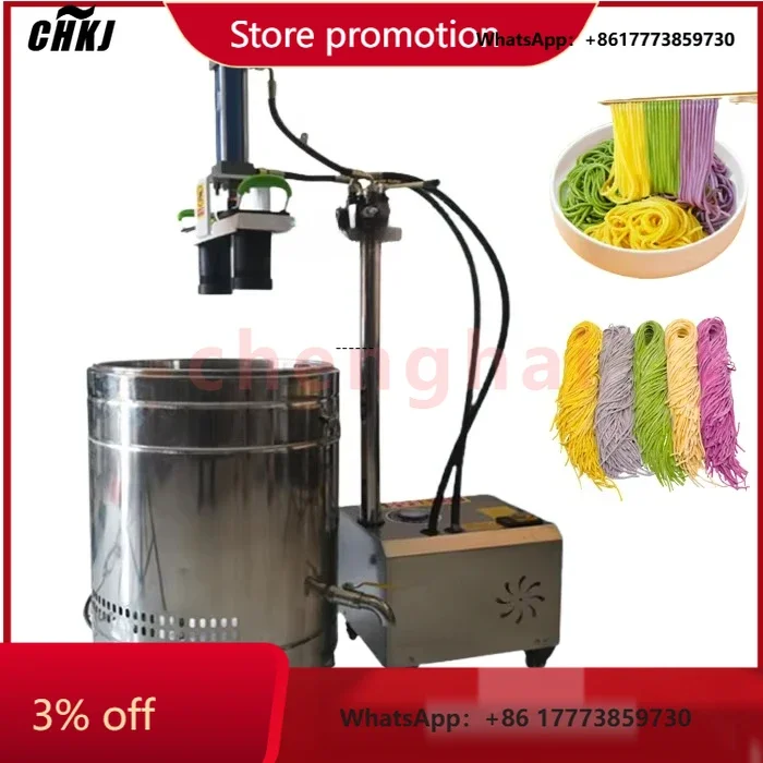 CHKJ  for Korea Ramen Maker Laksa Saimin Spaghetti Noodle Pressing Forming Machine Japanese Udon Noodles Making Machine