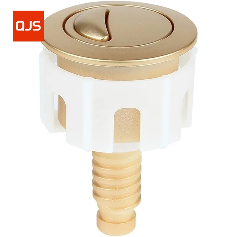 

Toilet Flush Button Cistern Flusher Replacement Parts, Toilet Push Button Easy Installation Modern Bathroom Upgrade (Matt Gold)