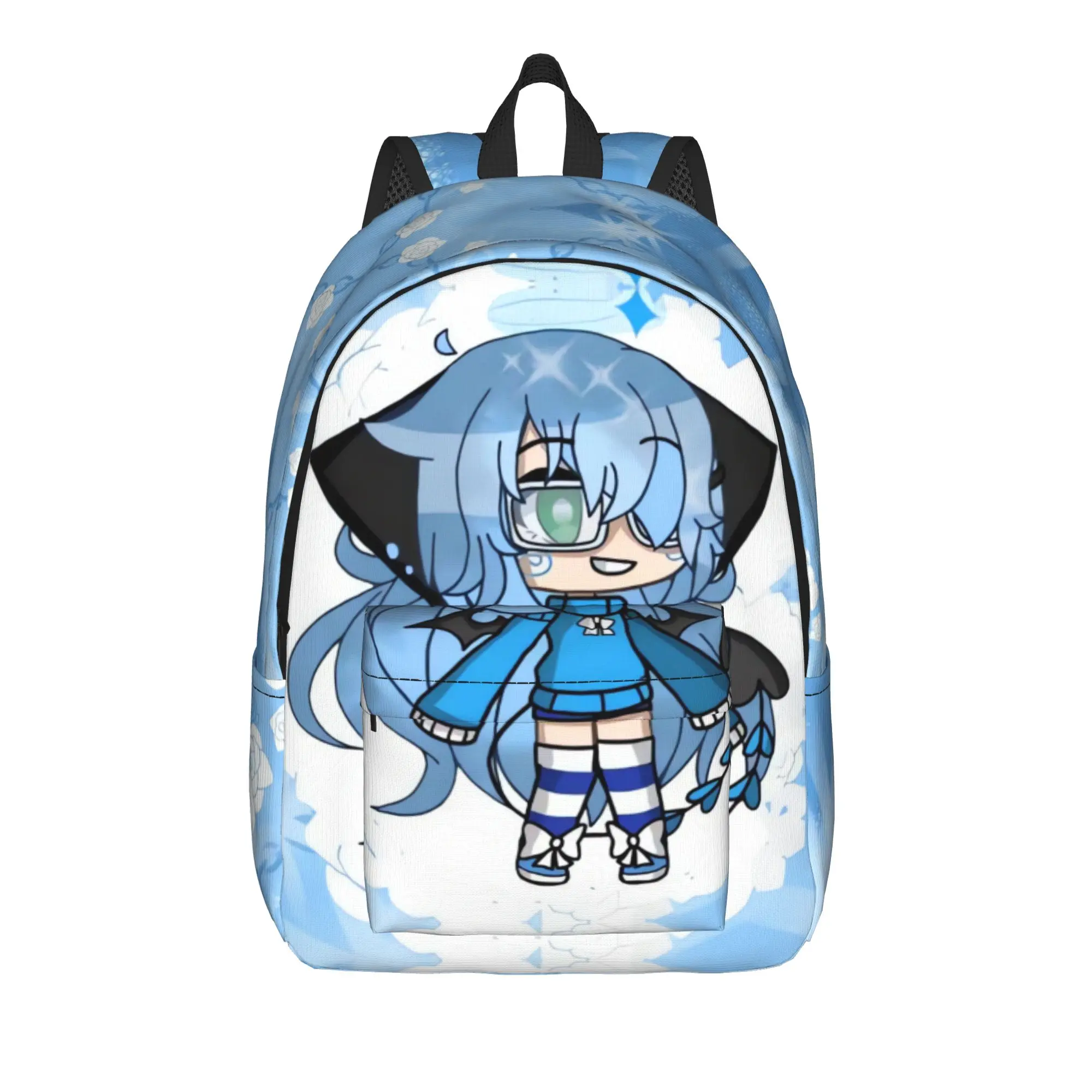 Cartoon Youthful Gacha Life Backpack Teen  Breathable Backpacks Polyester Pretty High School Bags Cycling High Quality Rucksack