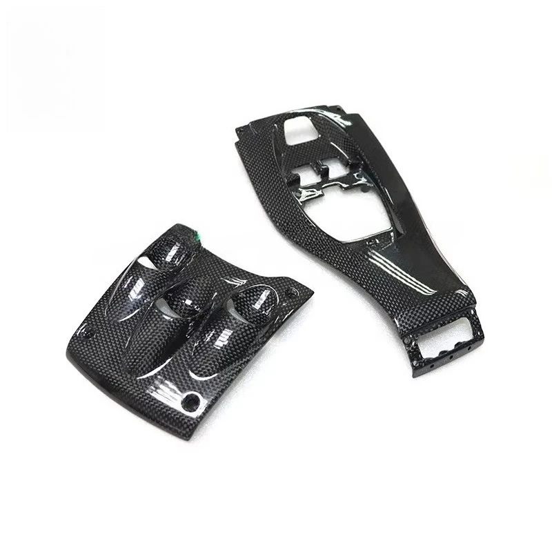 

Автомобильный переключатель, панель шестерни, оригинальное оборудование для интерьера, настоящая сухая панель центрального управления из углеродного волокна