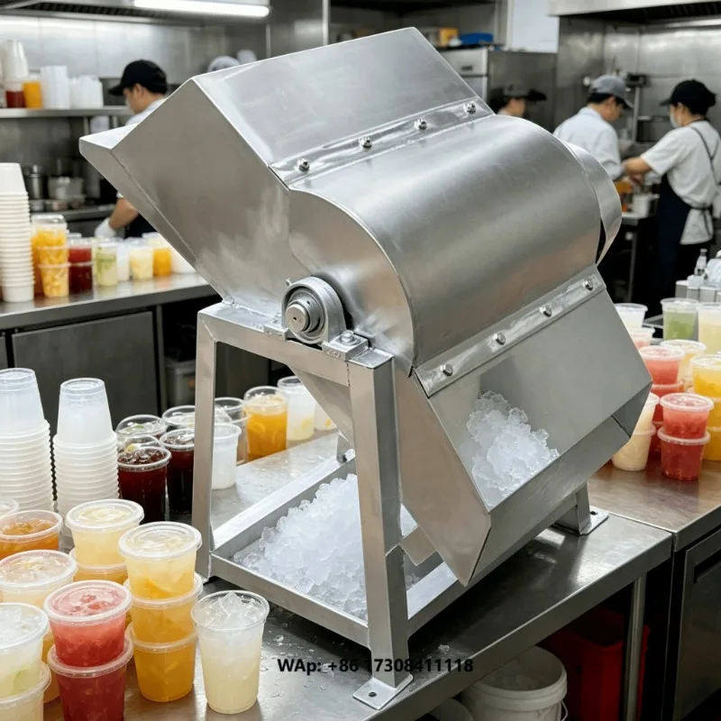 50kg 100kg Ice Block Crusher Machine Electric Shave Ice Cube Shaving Machine Best Price with Food Grade