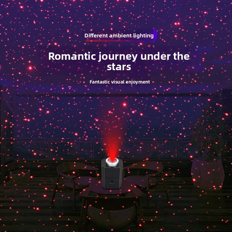Car Starry Sky Top Projection Light Car Ambient Car Indoor Bedroom Decorative Music Voice-activated Rhythm Light