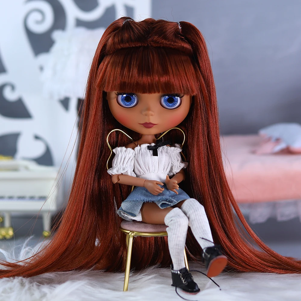 ICY DBS Blyth 1/6 beurre 30cm, peau noire 256 visage BJD beurre ensemble complet SD