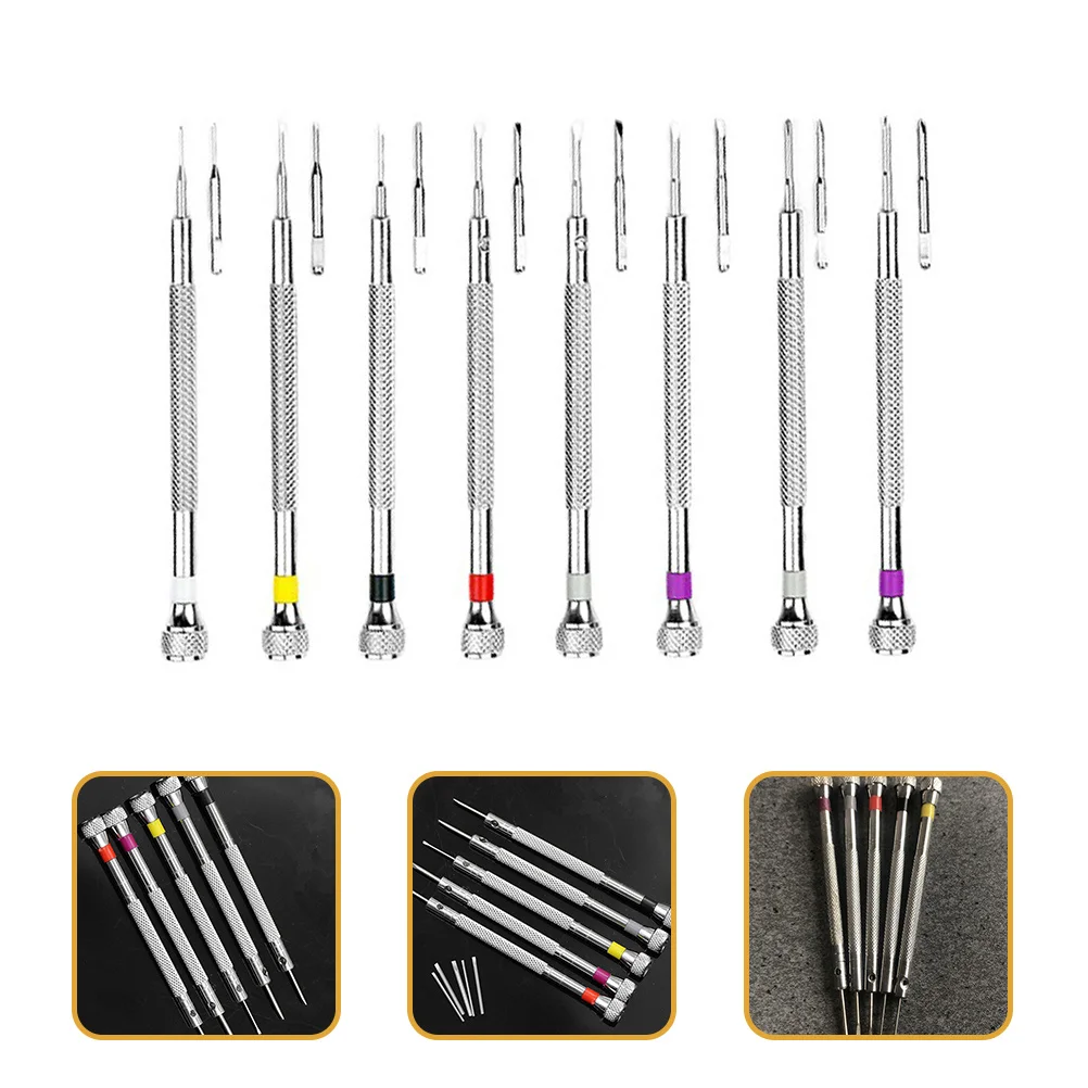 8 مجموعات مفك مجموعة الصليب أداة إصلاح اليد الصغيرة لمقبض المضادة للانزلاق المحمولة شقة رئيس متعددة الأغراض سائق اليد