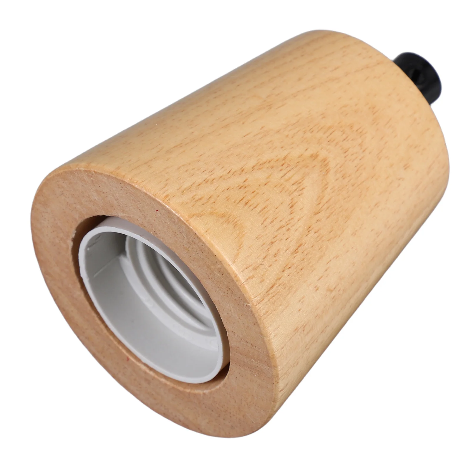 

E27 Wooden Plastic Screw Lamp Holder Base Creative Pendant Light for Bedroom Dining Room Coffee Shop Vintage Lamp Socket Holder