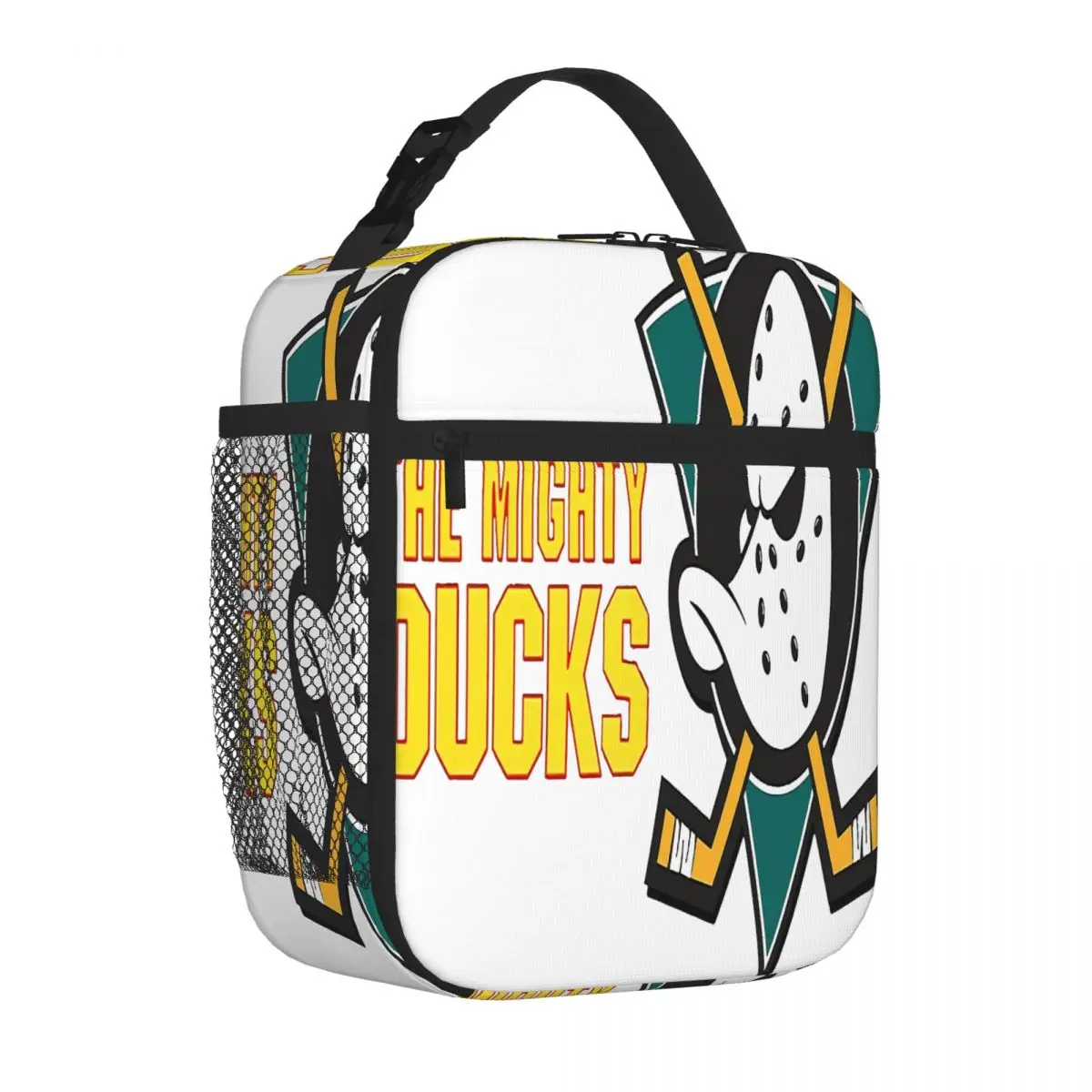 Sac isotherme réutilisable pour le déjeuner, motif canard puissant et fruits, idéal pour le sport et les sorties – Offre spéciale