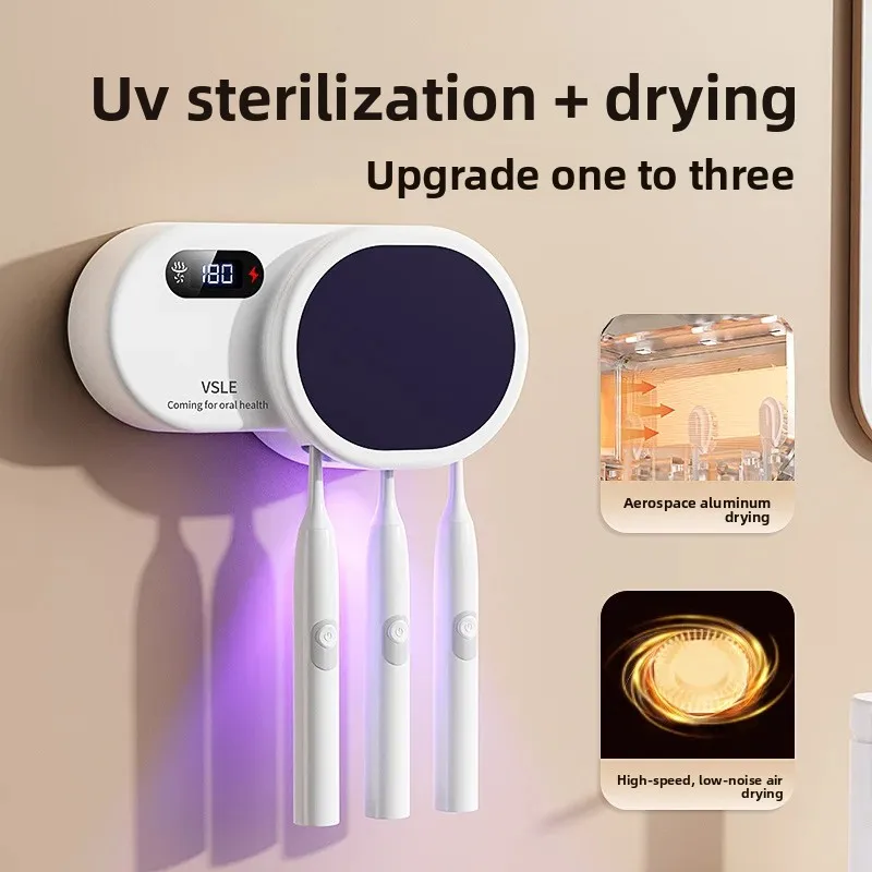uv-sterilization-toothbrush-disinfector-dry-electric-wall-mounted-toothbrush-storage-rack-space-basin-toothbrush