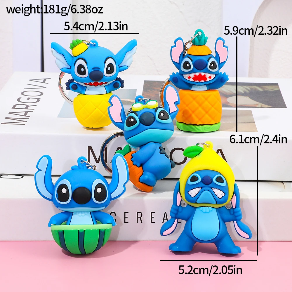 Llaveros de muñecos de dibujos animados para Cosplay, accesorios de PVC, colgante de regalo pequeño para vacaciones, llavero transfronterizo, 5 uds.