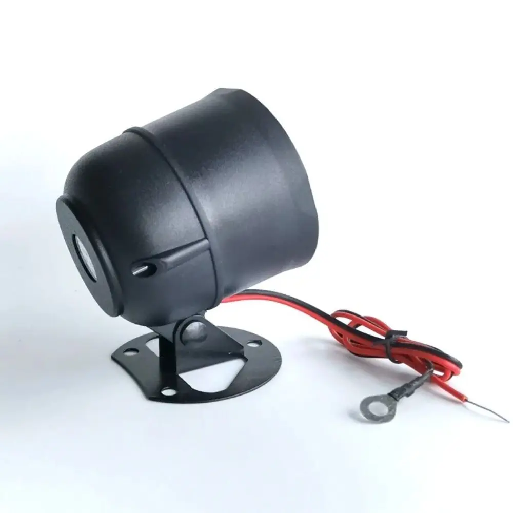 

Loud Plastic Car Alarm Horn Black 12V Anti-Theft Speaker Trumpet Alarm Siren Car