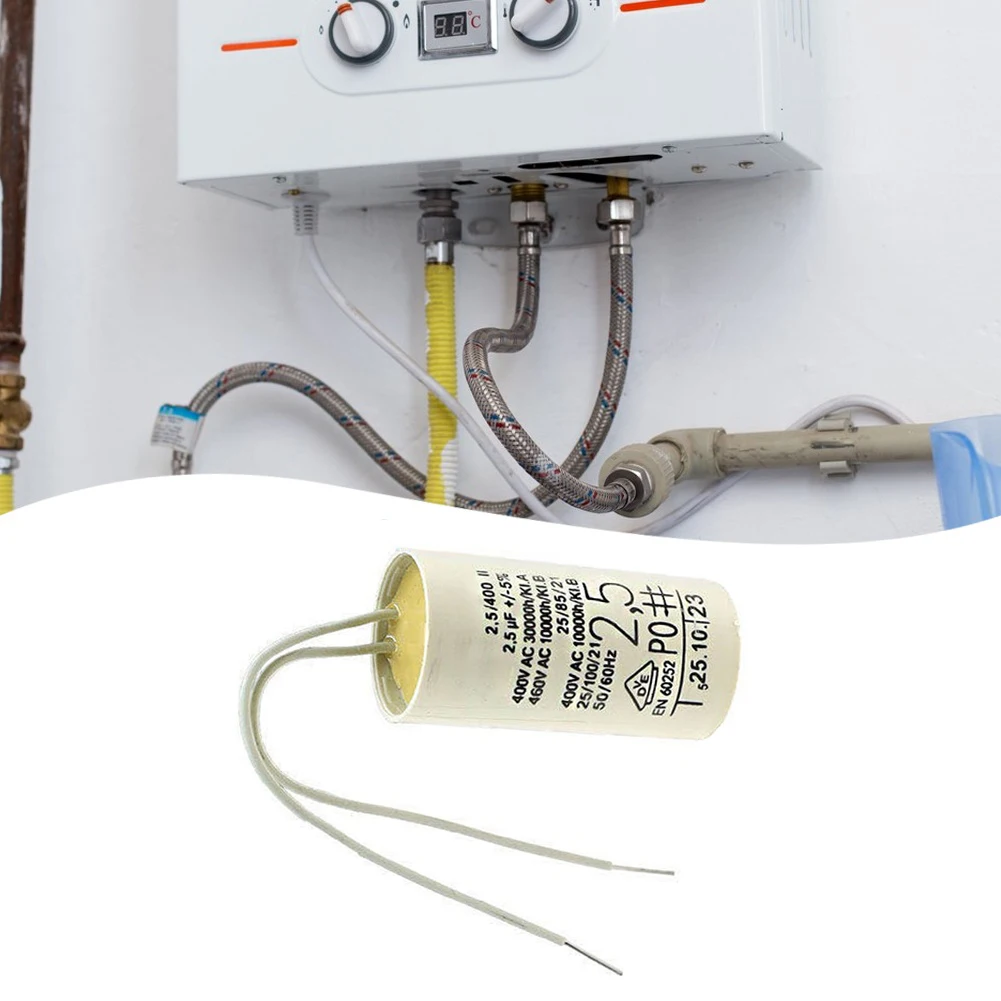 2.5uF Motor Run Capacitor for Boiler Circulation Pumps Wall Mounted Design for For heating System Applications