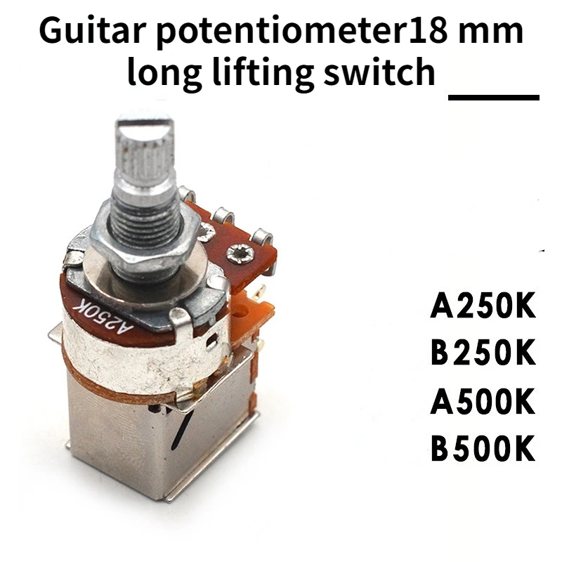 

Electric guitar bass lift switch 18MM voice volume pull switch lift single switch electronic potentiometer