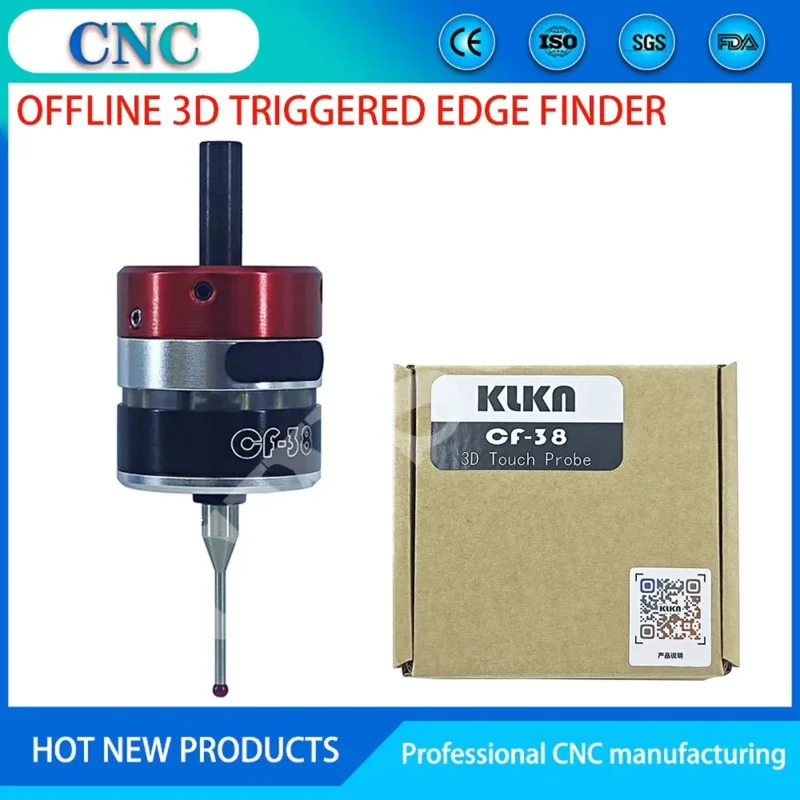 CF-38 offline CNC -dimensional trigger edge finder machining center three-coordinate precision probe tool setting instrumen