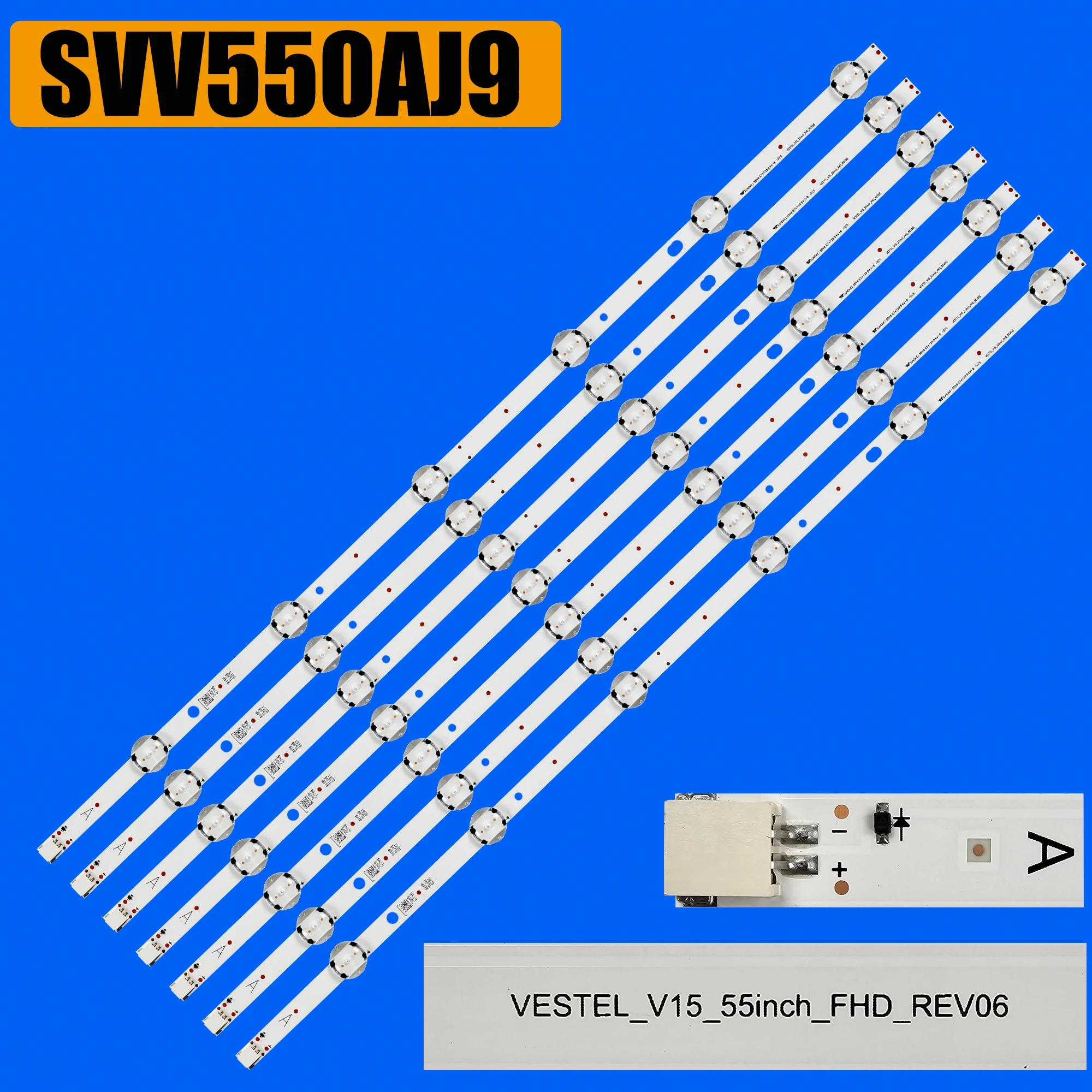 

1/5/10 Kits LED Backlight For 55HL500 55HL555 55HL560 55HL650 55FA7300 55FB7300 55FD5000 55SCF7620 55R6520F