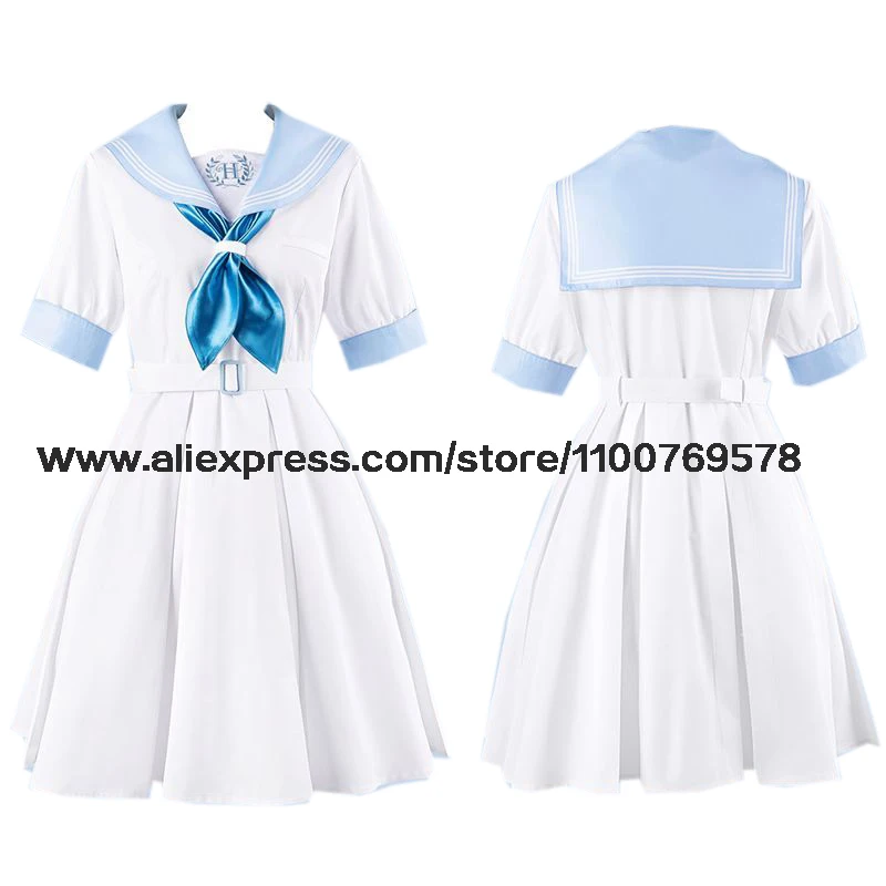 

Anime Cos Yukihana Lamy Cosplay Costume Party Uniform Full Set Female JK Suit