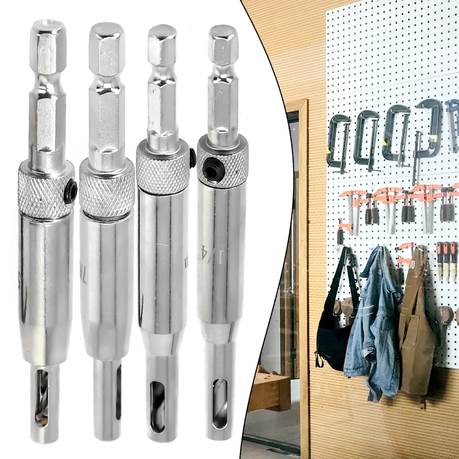 1pcs Hinge Drill Bit 7 Specifications Drill Bit High-speed Steel Power Tools Precise Positioning Self Centering Hinge