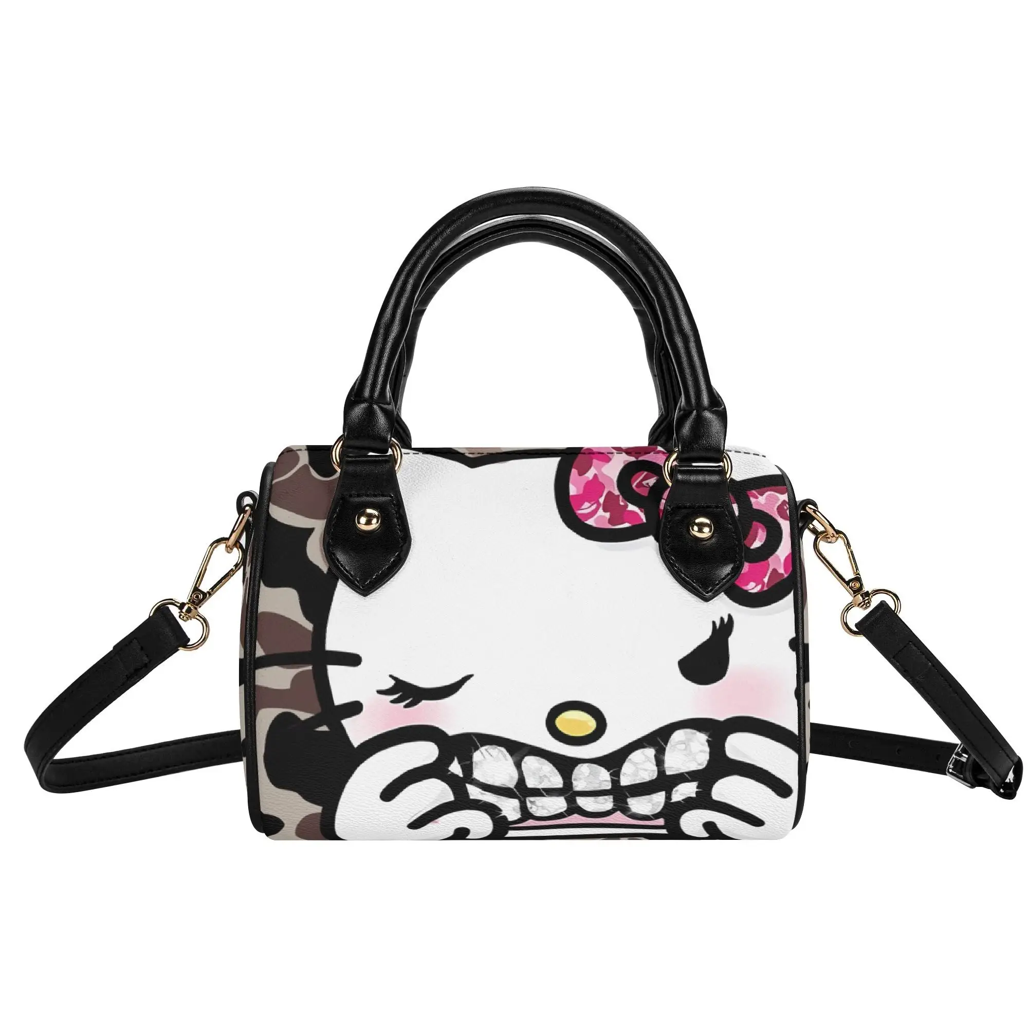 

Женская сумка-кроссбоди Hello Kitty с милым мультяшным дизайном, высококачественная, на заказ, с ярким принтом в виде подушки и облачного камуфляжа