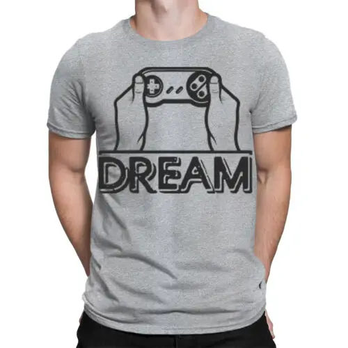 Dream Gamer Gaming Vibes Game Console Controller Mens Womens T-Shirts Top #TA-31