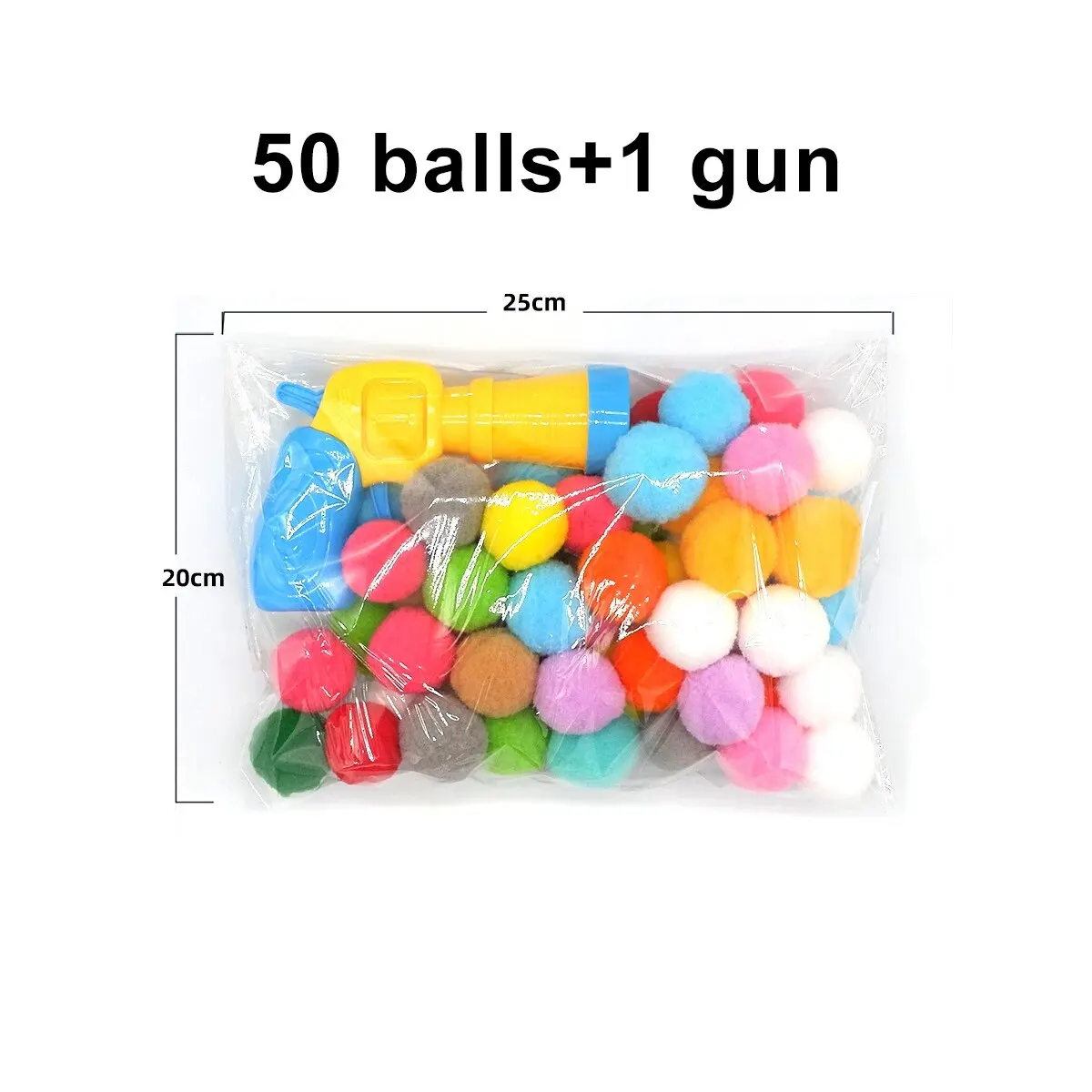 1 Set Cat Plush Toy Gun Plush Launcher Silent Interactive Tool Mini Shooting Gun Games Stretch Plush Ball Toys Pet Supplies