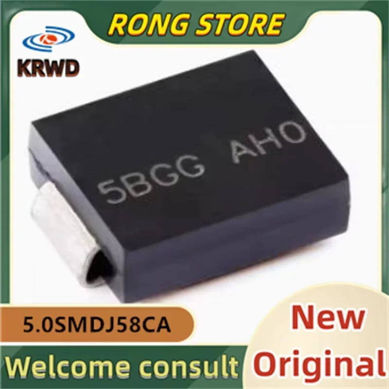 (10PCS) 5BGG New and Original Chip IC 5.0SMDJ58CA  5.0SMDJ58 5.0 DO214AB