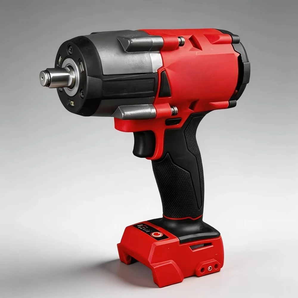 1/2inch 1200NM Electric Wrench with 18V 5.0Ah Battery Charger Complete Set Car Tire Repair Lithium Impact Wrench