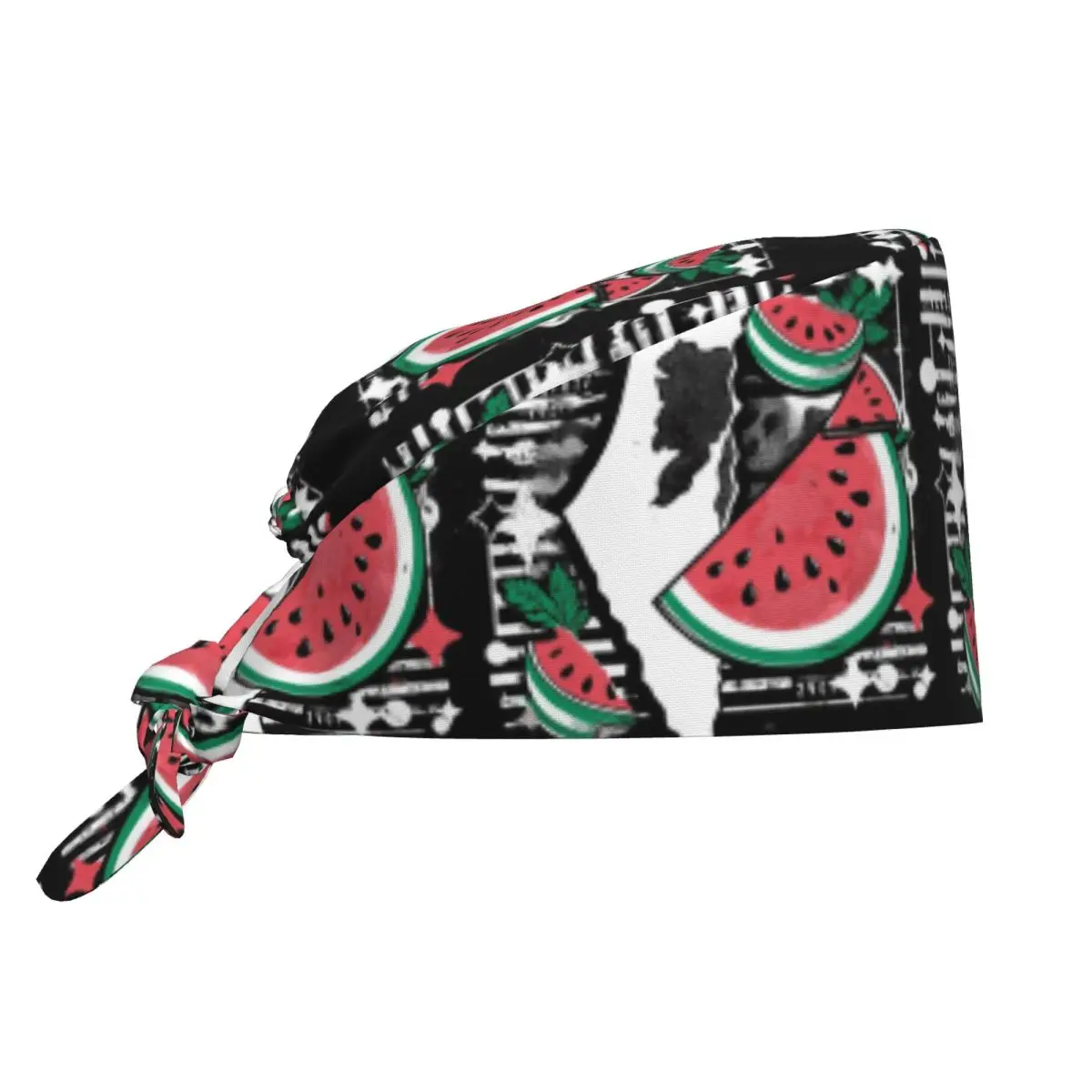 Gorros quirúrgicos para cirujano, mapa de sandía, laboratorio de paz, Hatta árabe, Spa, tienda de mascotas, veterinario, enfermera Dental, gorros de trabajo, gorros exfoliantes clásicos
