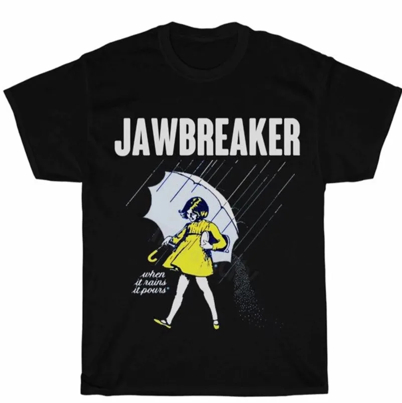 Vtg Jawbreaker Morton Salt Girl T Shirt Black Cotton Men Women S-5XL AA1410