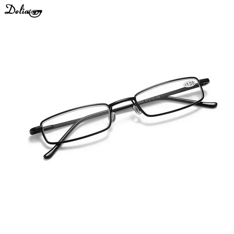 Mini lunettes de lecture portables pour hommes et femmes, lunettes de presbytie, monture en plastique, boîte à stylo, ultra-mince, élégante