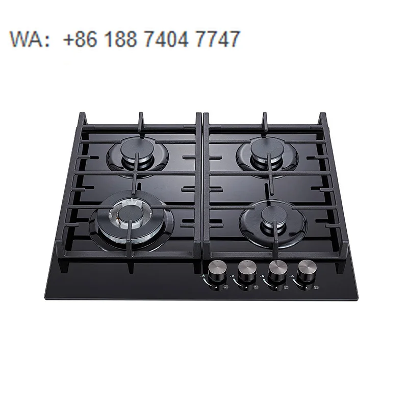 Efficient 4 Burner Gas Hob for Household Cooking Featuring Energy Saving Performance and Stable Flame Control