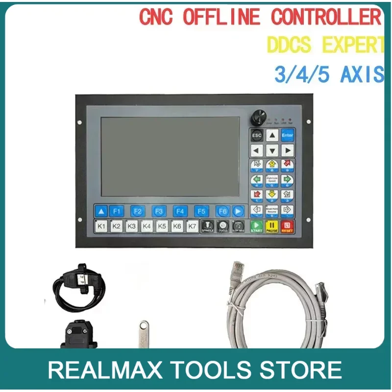 

The Newly Updated 3/4/5 Axis Cnc Offline Controller Ddcs-expert Supports Tool Magazine/atc Stepping Drive Instead Of Ddcsv3.1