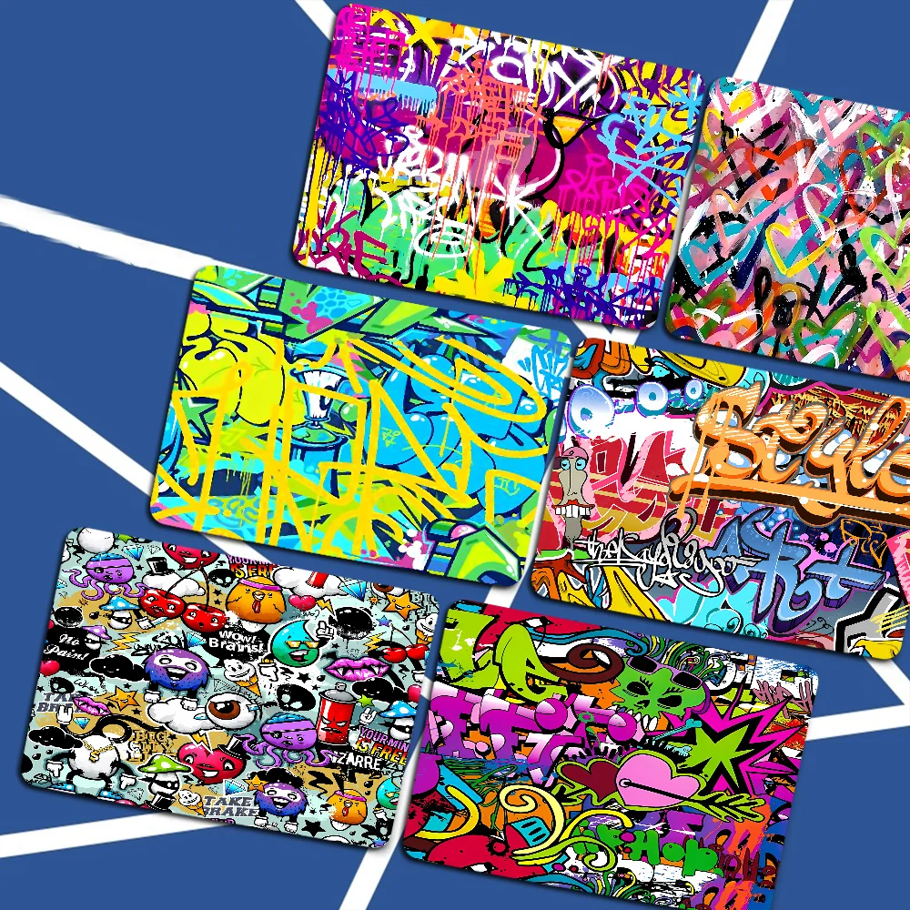 

Graffiti Mousepad Animation Thickened Mouse Pad Gaming Keyboard Table Mat Office Supplies Room Decor for PC Desk Pad