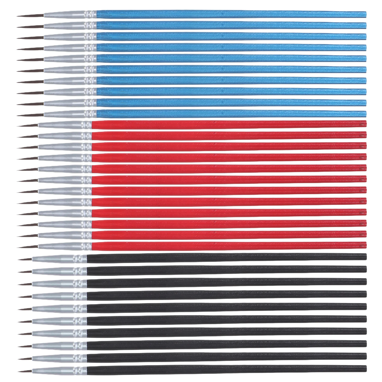 

30Pcs Professional Nylon Liner Brushes Set Fine Detail Paint Brush for Watercolor Acrylic Oil Painting Artist Tools