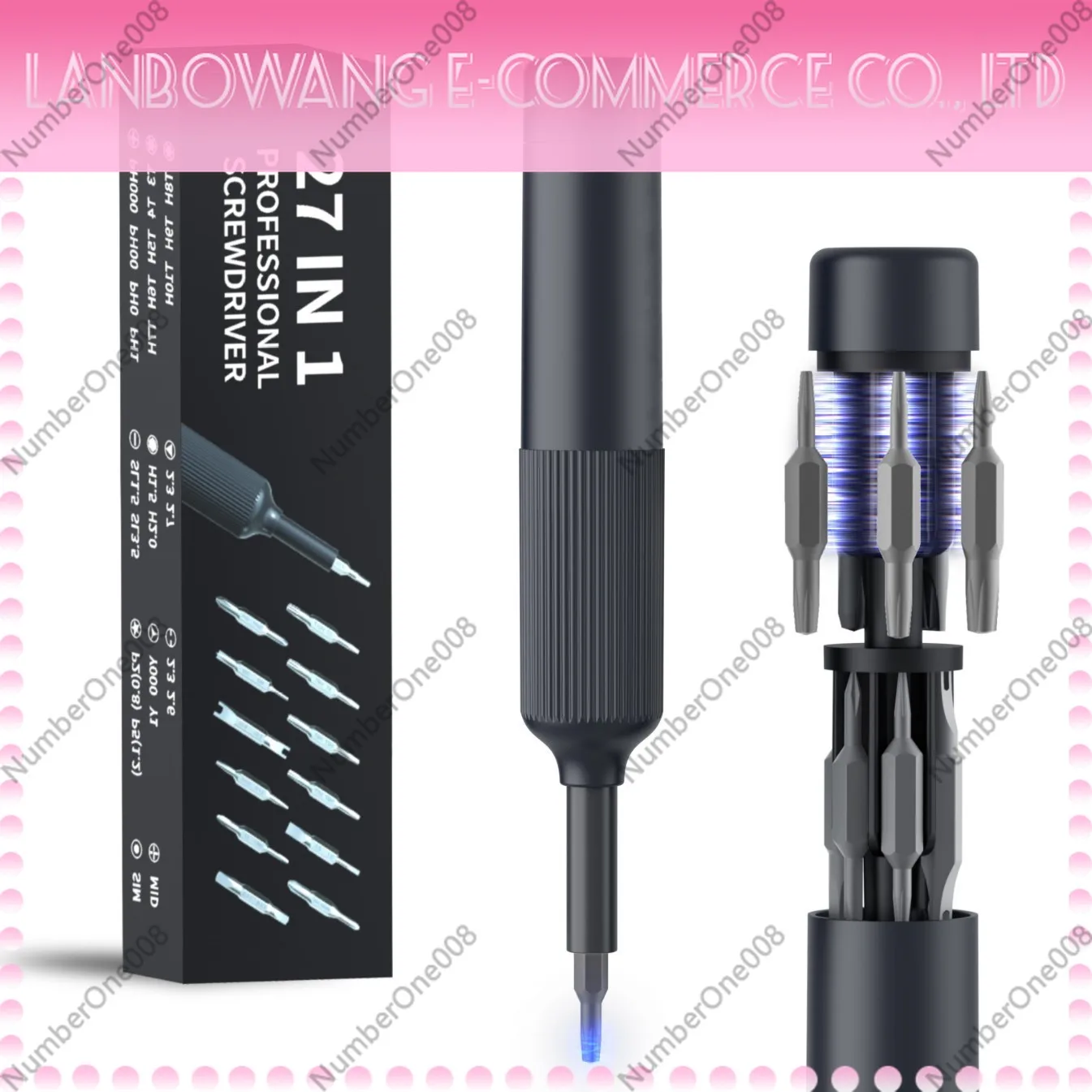 27-in-1 Precision Screwdriver Set, Multifunction Mini Repair Tool Kit for Phone Laptop Computer