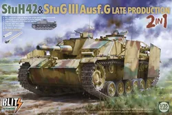 1/35 Takom 8006 스케일 StuH42 및 StuG.III Ausf.G 후반 생산 모델 키트, 취미 만들기, 2 in 1