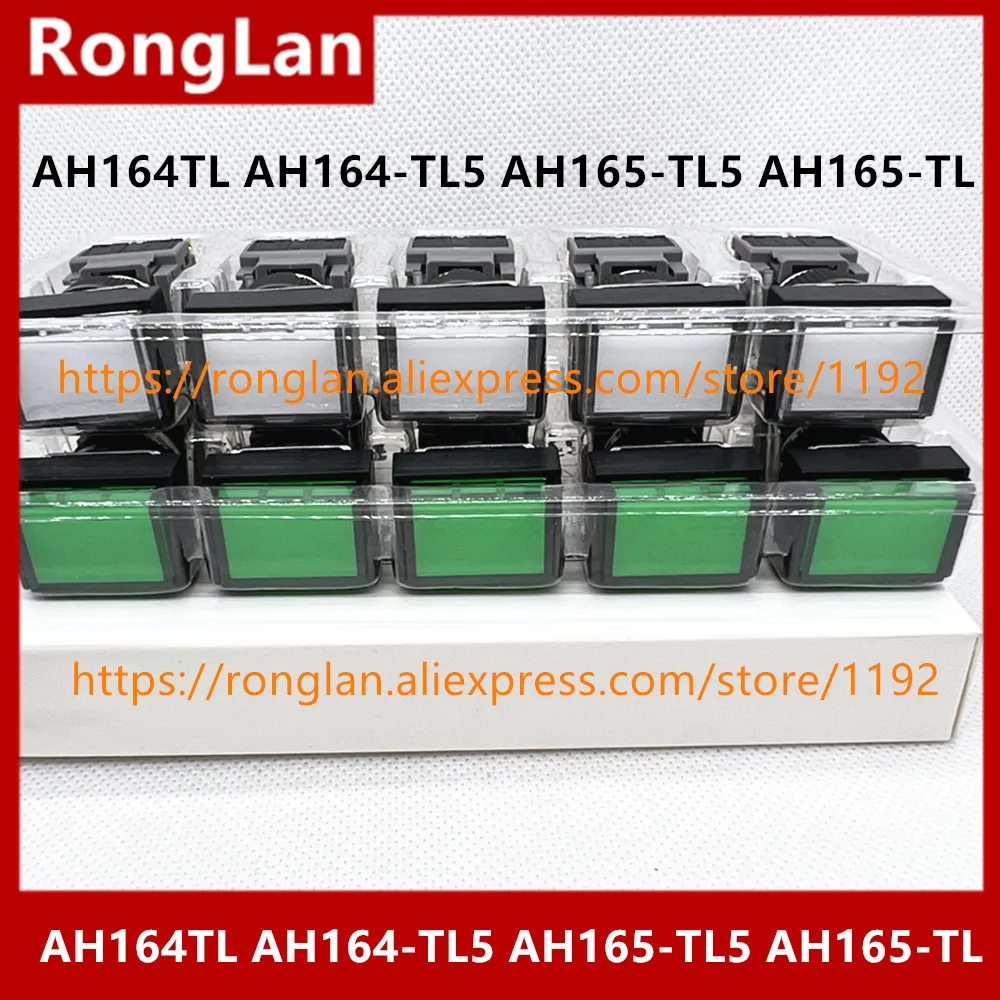 AH164TL AH164-TL5 reset imports fuji Fuji illuminated pushbutton switch 22mm rectangular openings AH165-TL5 AH165-TL --10pcs/lot