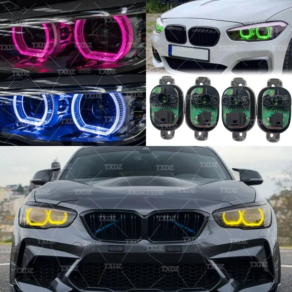 

Angel Eye Daytime Running Light LED Modules 63117428425 For BMW F20 F21 LCI 114d 116d 116i 118d LED Headlight 2016-2018