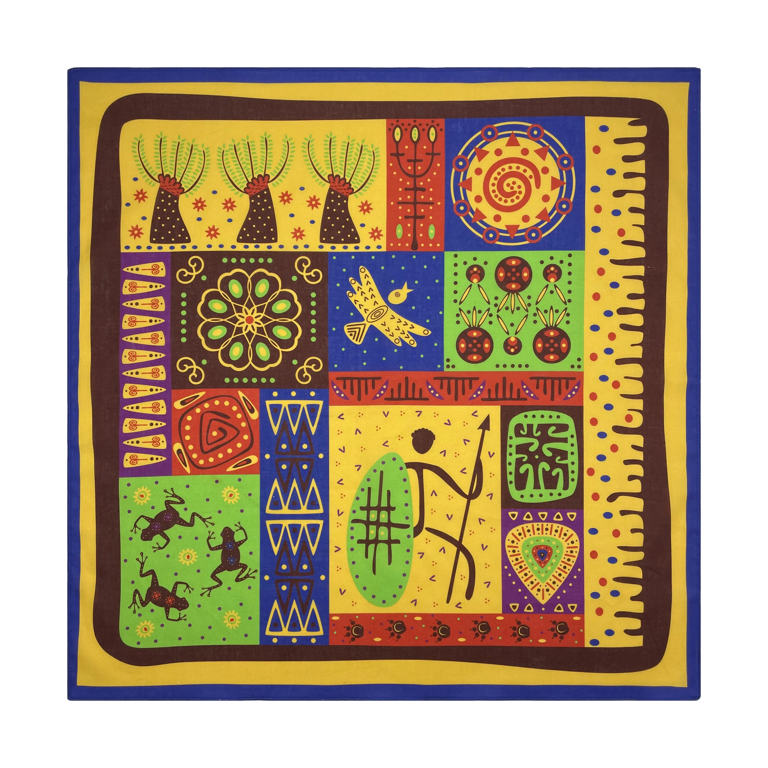 Modisches Neues Design Damen Schönes Blumenmuster Retro Hip-Hop 100% Baumwolle Bandana Quadratischer Schal Stirnband Paisley Geschenke für Frauen/Mädchen – Detail 20
