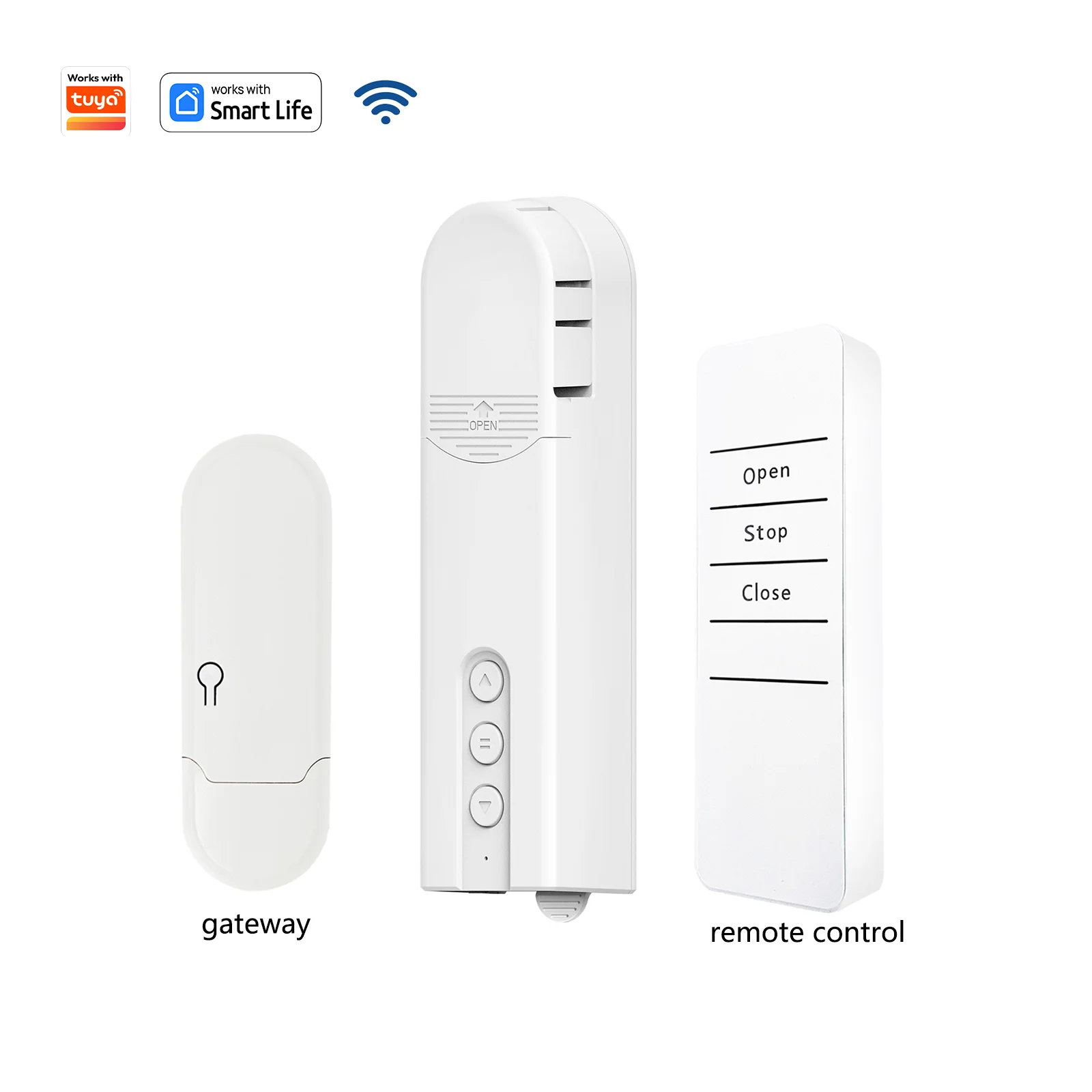 WiFi/Zigbee/Bluetooth Smart Rolgordijn Driver, Zonnepaneel, Blinds Motor Power By Batterij, voor Alexa Google Home, Gemakkelijk te installeren