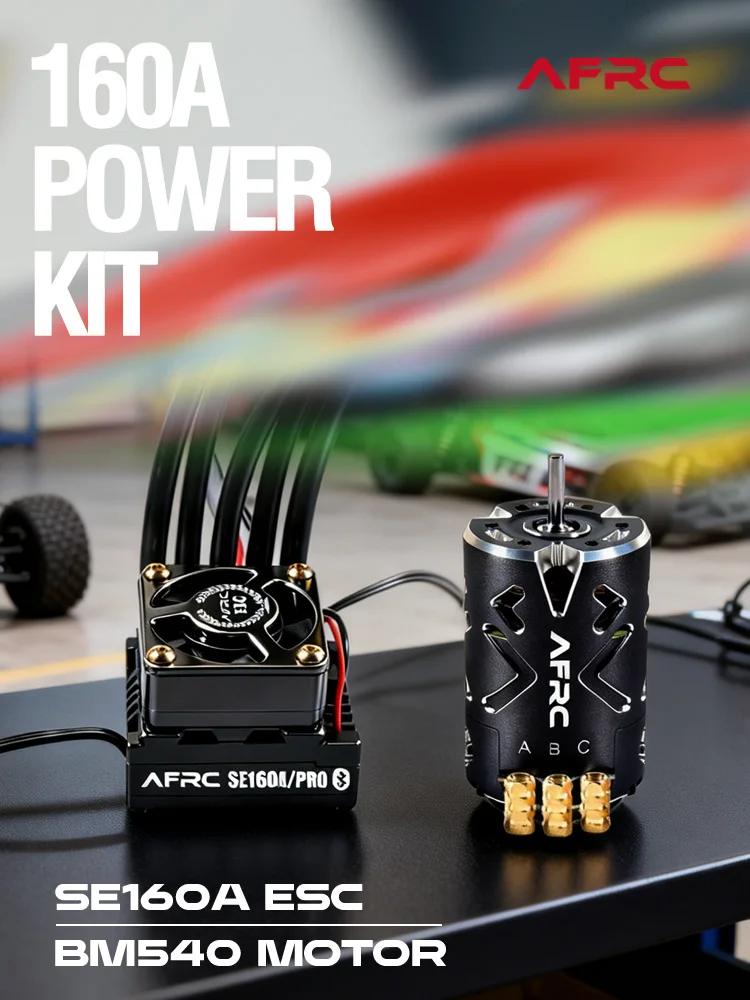 AFRC BM540 10.5T/SE160A ESC Programmierbares bürstenloses Power-Kit für 1/10 Racing Drifting Off-Road On-Road Cars Upgrade – Detail 1