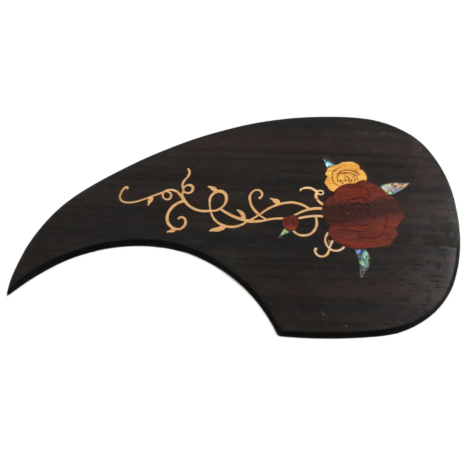 D-45 الغيتار الصوتية Pickguard خشب متين مطعمة أذن البحر زهرة 36-42 بوصة الغيتار خدش لوحة استبدال أجزاء #3