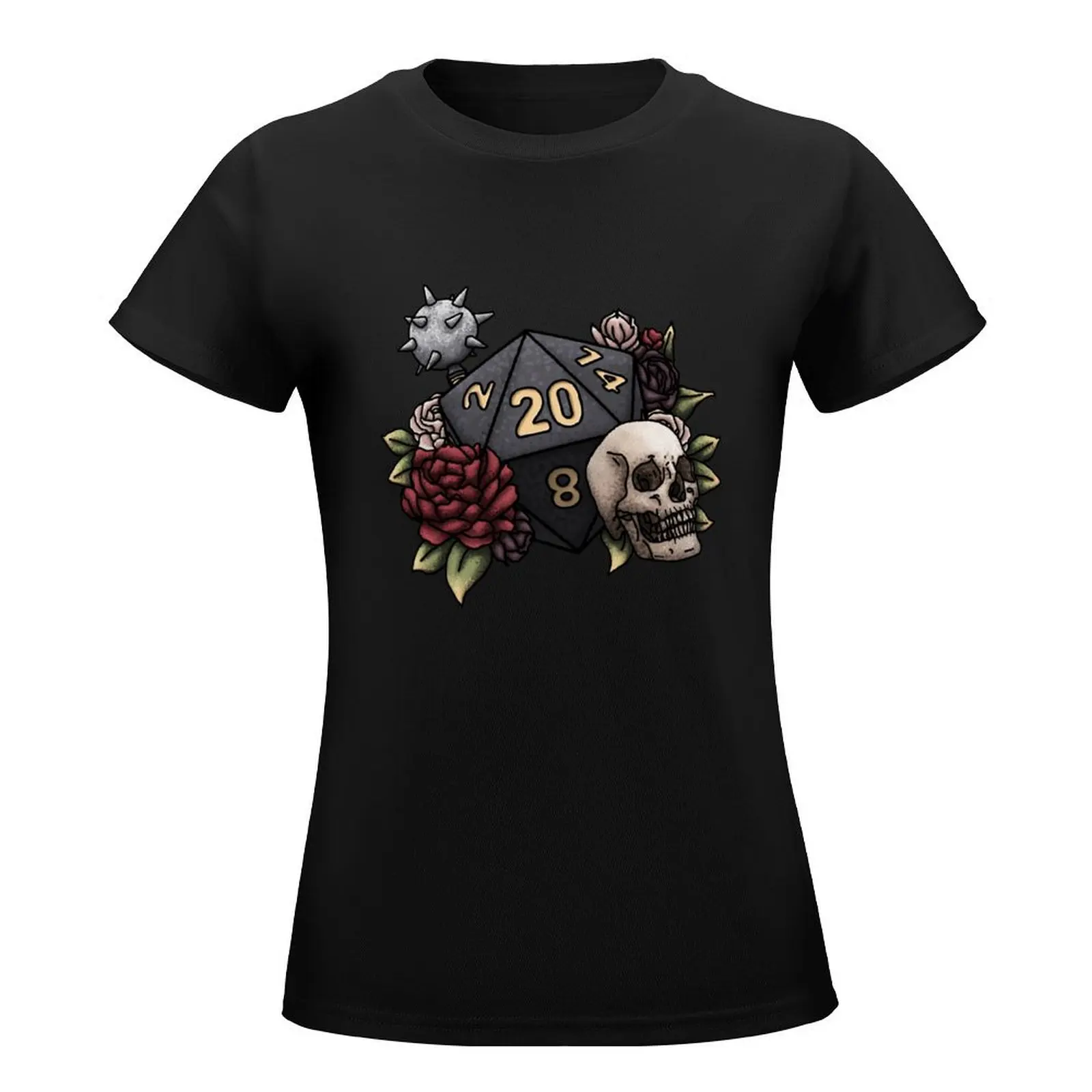 Cleric Class D20 SERIES 2 - Tabletop Gaming Dice - Grave Death Cleric T-Shirt tees summer tops Female clothing Woman clothing