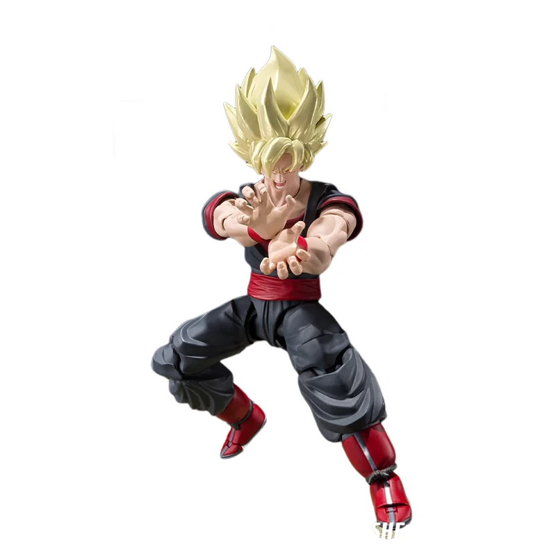 Original Genuine S.H.Figuarts SHF DRAGON BALL Games Battle Hour SON GOKU CLONE Bandai Anime Model Toys Action Figure Gifts